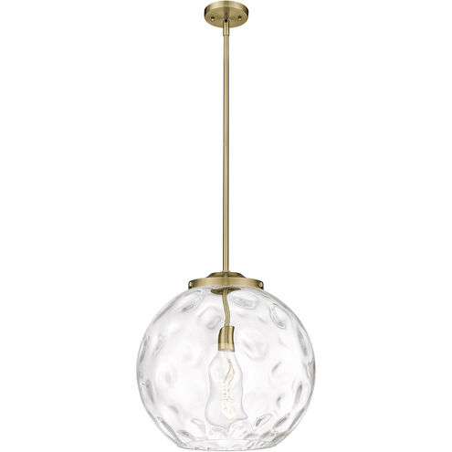Ballston Athens Water Glass 1 Light 16 inch Antique Brass Pendant Ceiling Light