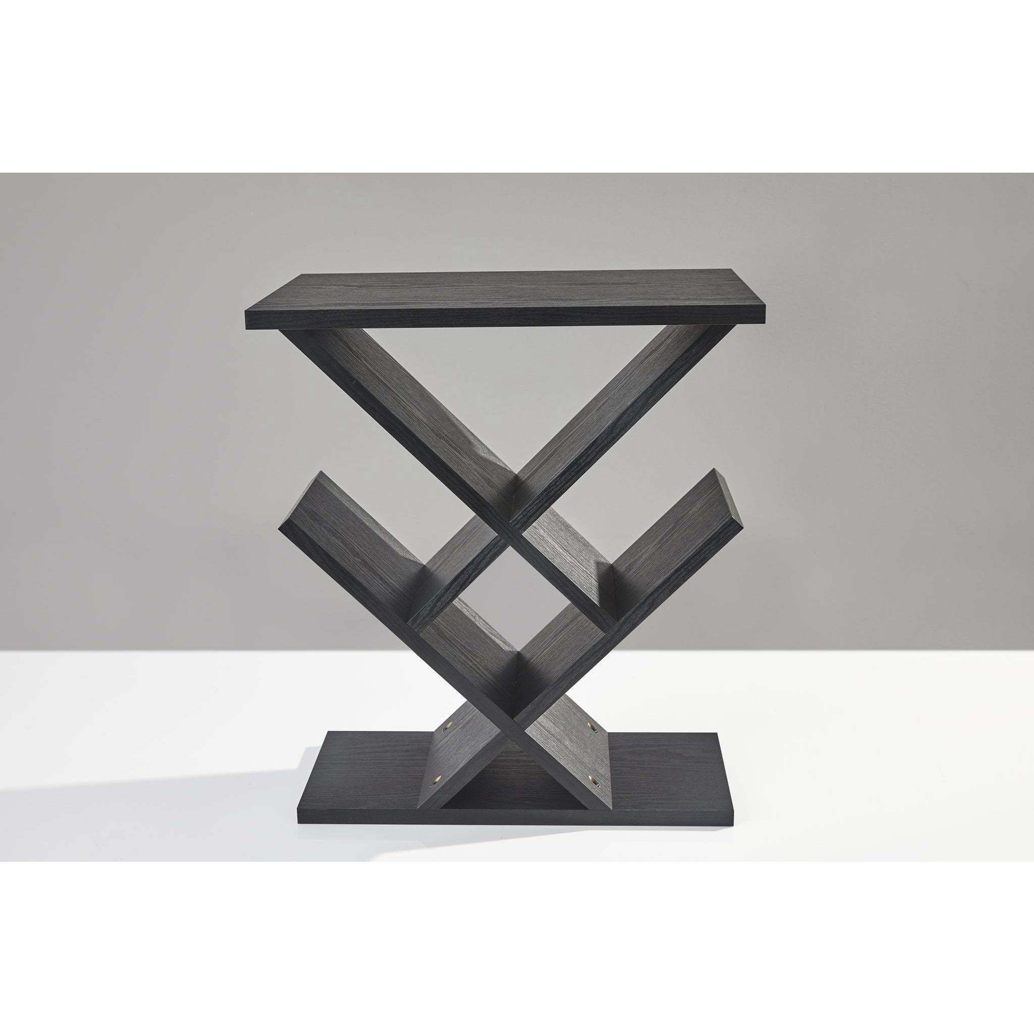 Zig Zag 12 inch Black Accent Table