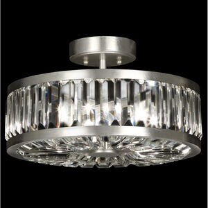 Crystal Enchantment 3 Light 16.00 inch Semi-Flush Mount