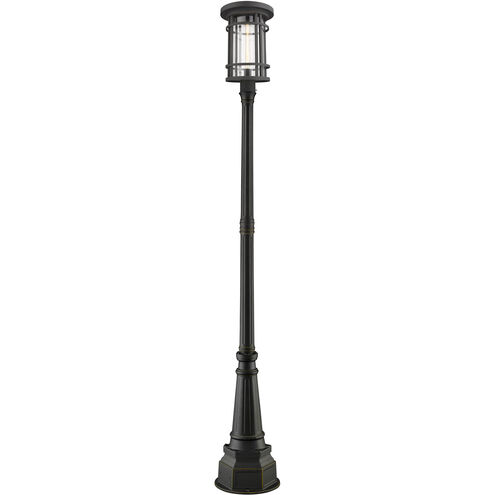 Jordan 1 Light 109.5 inch Oil Rubbed Bronze Outdoor Post Mounted Fixture in 24