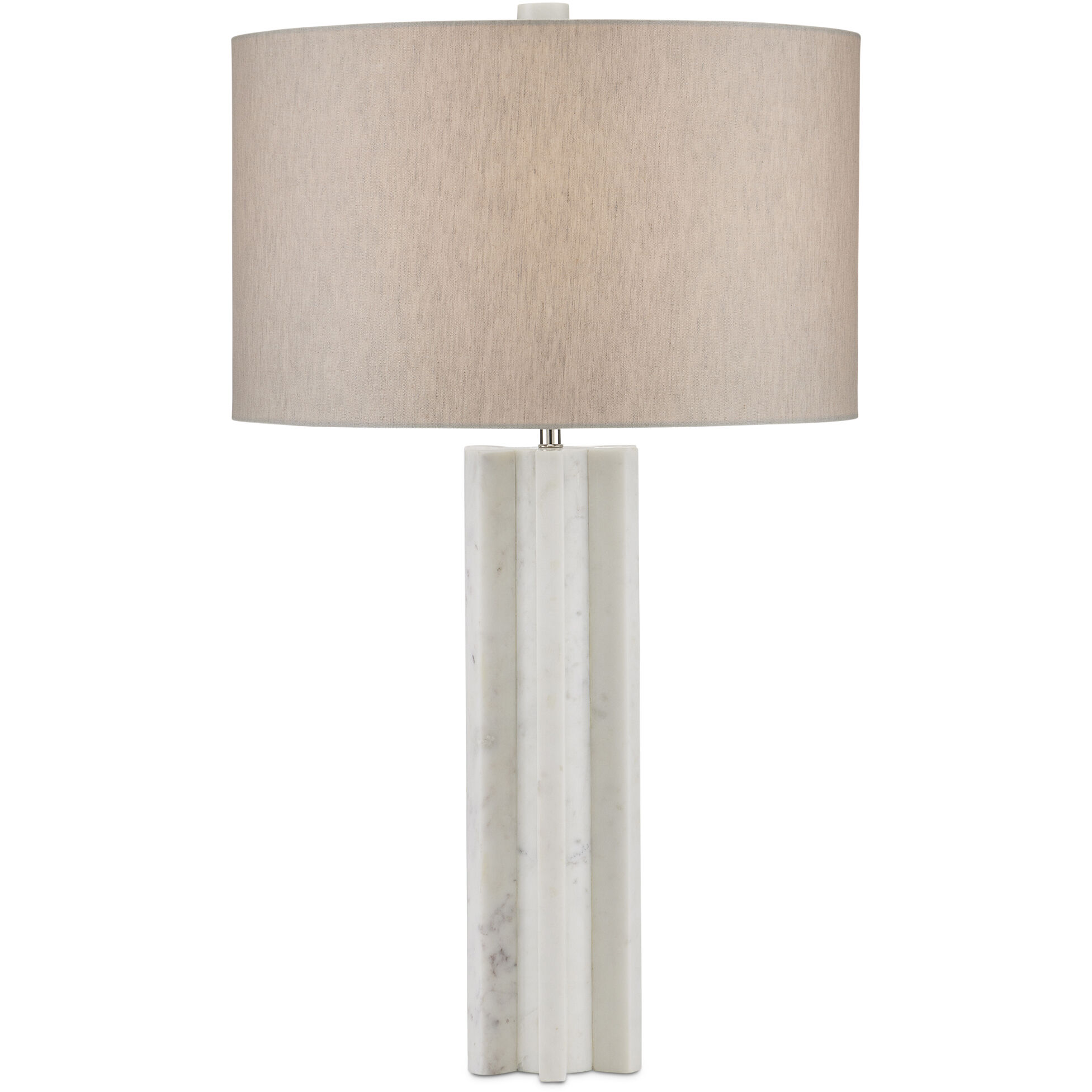 Mercurius 30.5 inch 150 watt White Table Lamp Portable Light