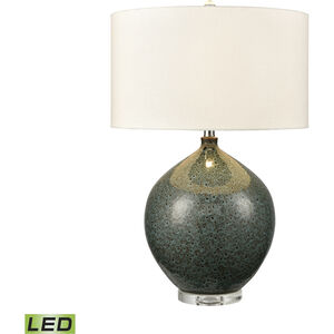 Gardner 28 inch 9.00 watt Green Glazed Table Lamp Portable Light