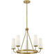 Selma 5 Light 24 inch Gold Chandelier Ceiling Light