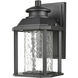 Irvine LED 10 inch Matte Black Outdoor Wall Sconce