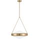Agate 4 Light 20 inch Champagne Gold Pendant Ceiling Light