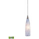 Elmira LED 3 inch Satin Nickel Mini Pendant Ceiling Light