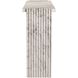 Antonine 63 inch White Faux Marble Console