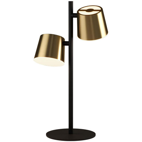 Eglo 39986A Altamira 20 inch 5.00 watt Structured Black and Brass Table Lamp  Portable Light