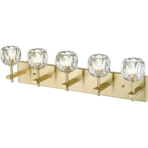 Canada 5 Light 30 inch Gold Vanity Light Wall Light