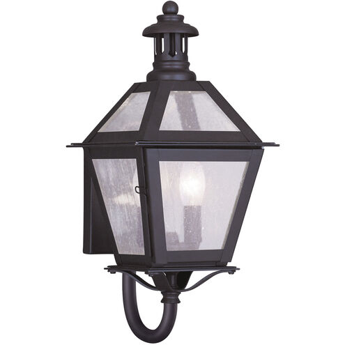 Waldwick 2 Light 16 inch Bronze Outdoor Wall Lantern