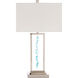 Aurelia 150 watt Aqua/White Table Lighting Portable Light