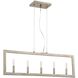 Portrait 5 Light 32 inch Gold Twilight Island Light Ceiling Light