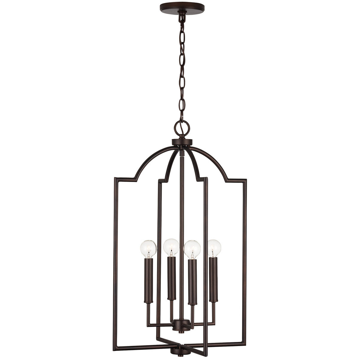 Carter 4 Light 16 inch Bronze Foyer Ceiling Light