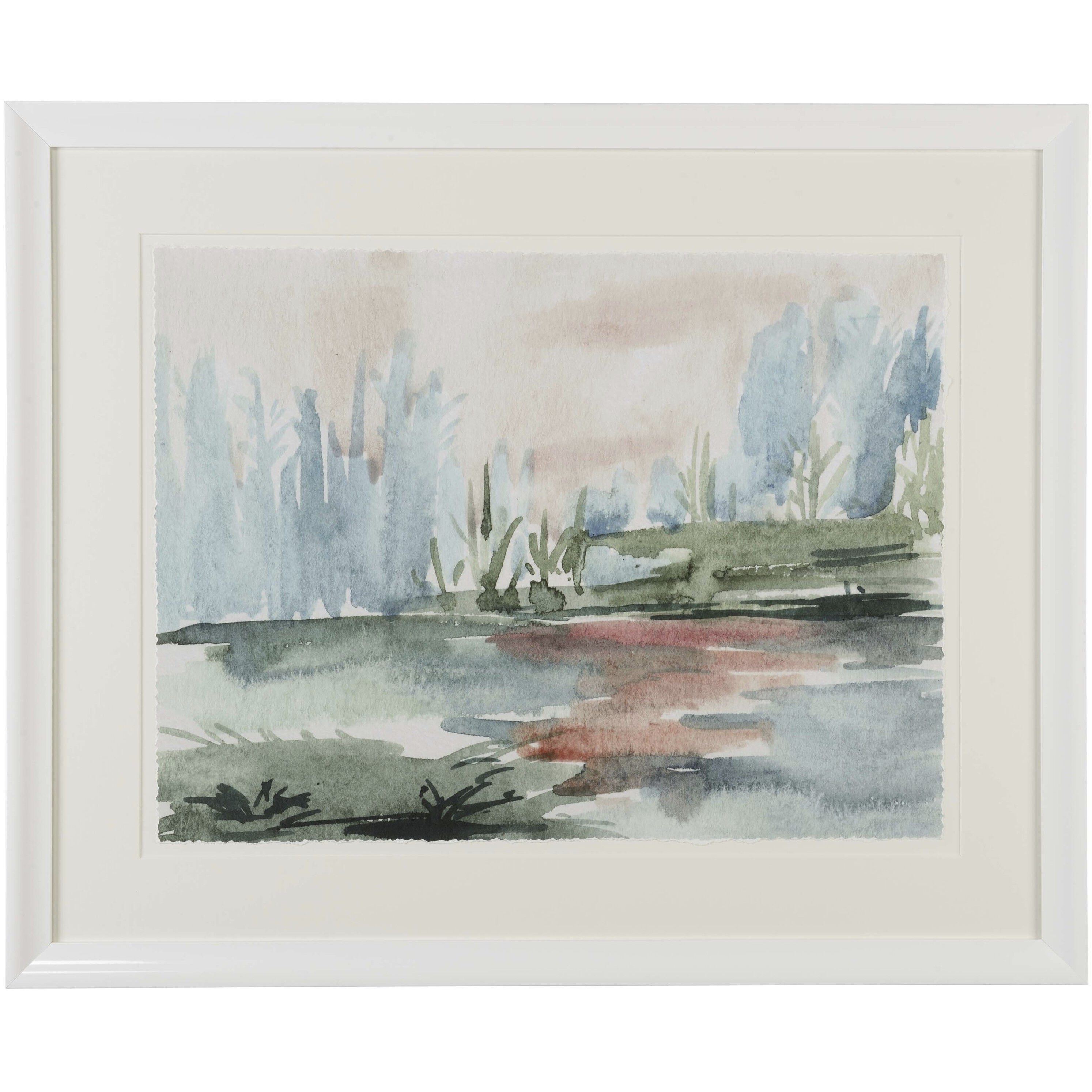 Watercolor View 43 X 35 inch Print