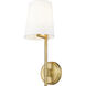 Winward 1 Light 6 inch Olde Brass Wall Sconce Wall Light