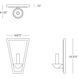 Goldie 1 Light 6.88 inch Blackened Polished Nickel Wall Sconce Wall Light