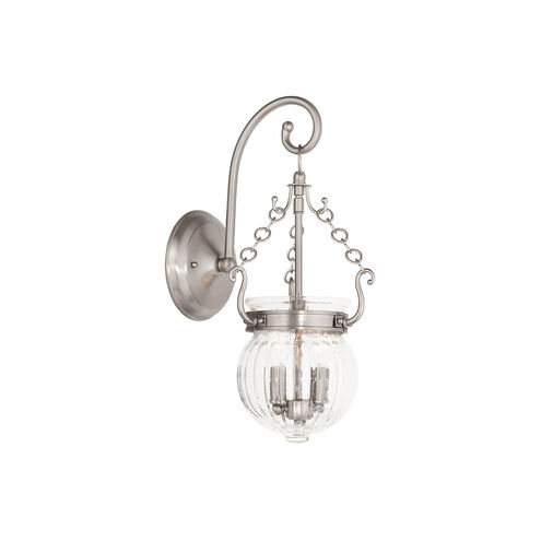 Everett 2 Light 9 inch Brushed Nickel Wall Sconce Wall Light