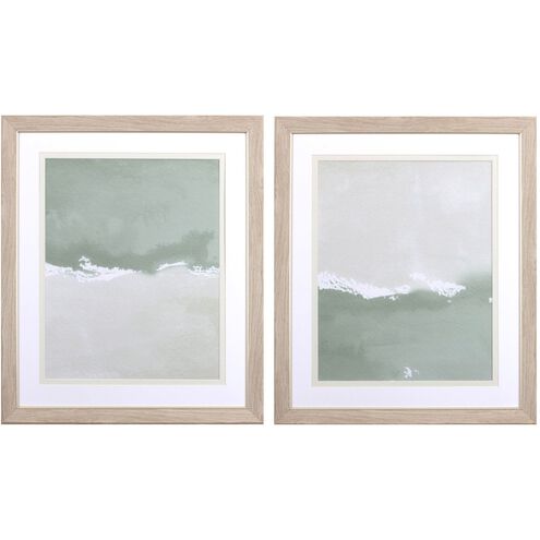 Abstract Collection Green Framed Art