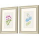 Cheerful Blue and Green and Pink Framed Art