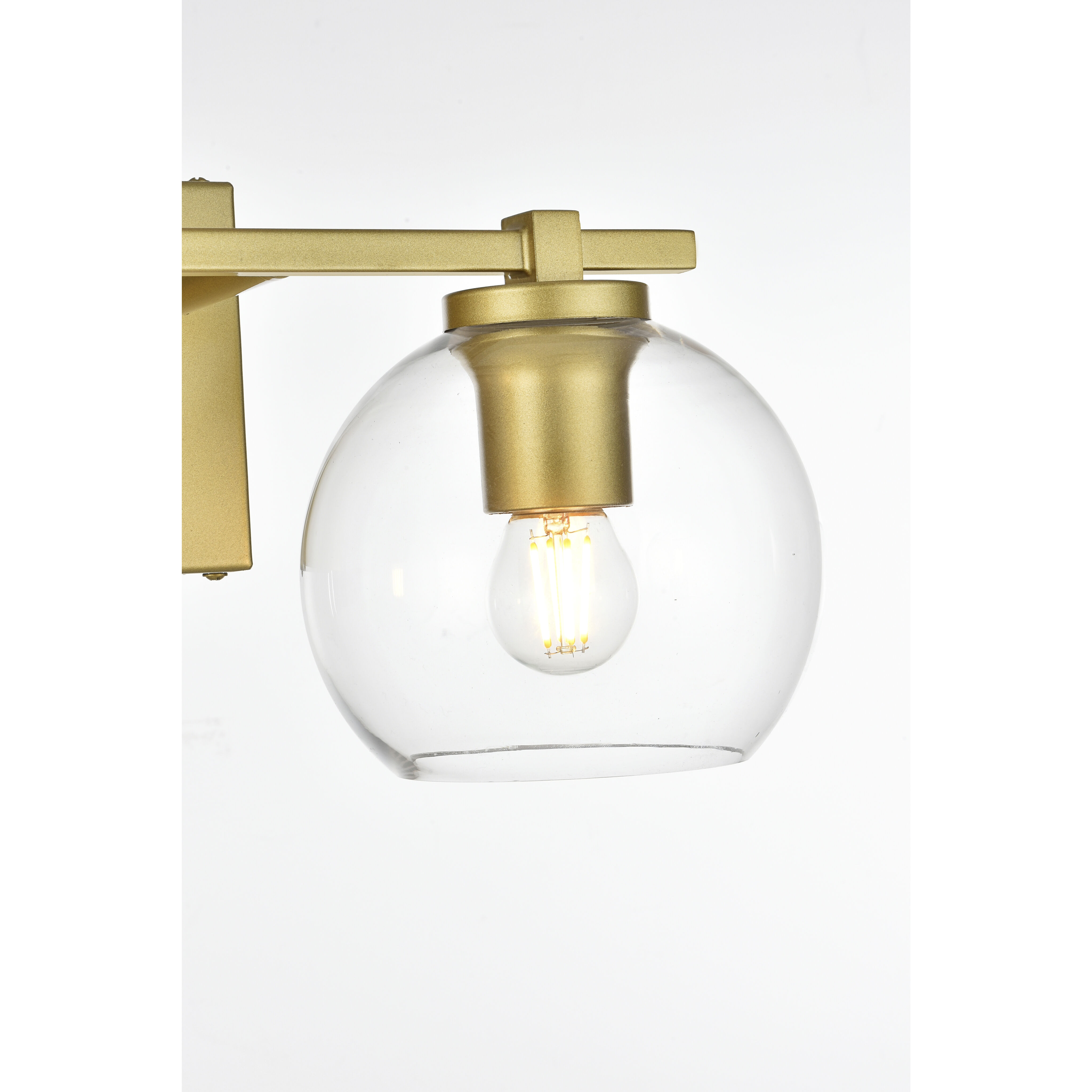 Juelz 2 Light 15 inch Brass Bath Sconce Wall Light