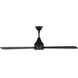 Streaming 60 inch Midnight Black Indoor/Outdoor Smart Ceiling Fan