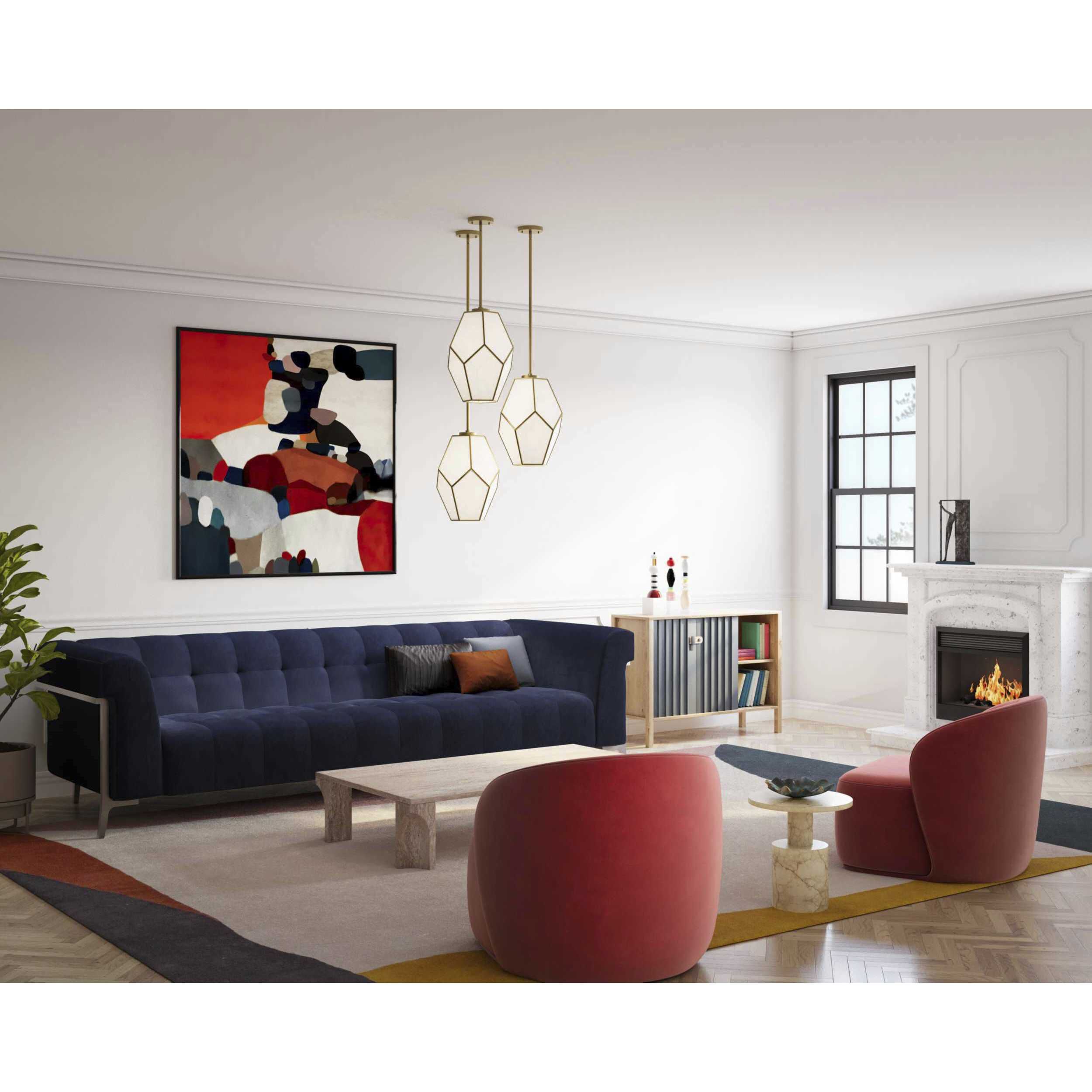 Latham 1 Light 14 inch Vintage Gold Pendant Ceiling Light