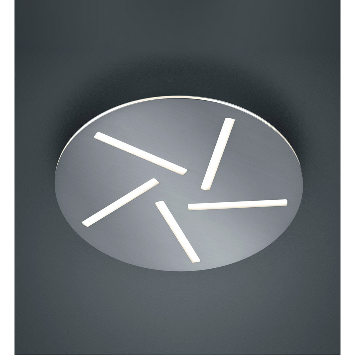 Modena 5 Light 15.75 inch Nickel-Matte Flush Mount Ceiling Light