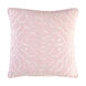 Adagio 20 X 20 inch Pale Pink and Cream Throw Pillow
