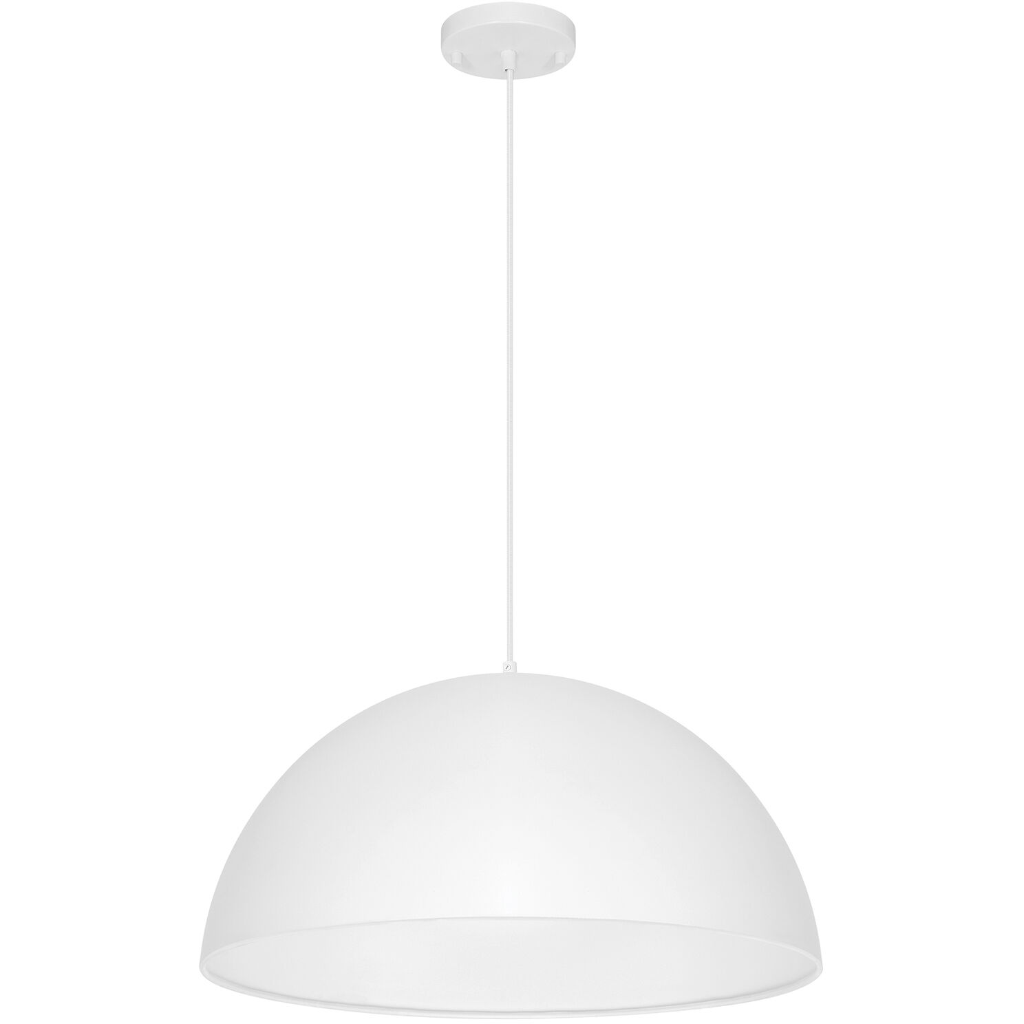 Huck LED 19.5 inch Matte White Pendant Ceiling Light
