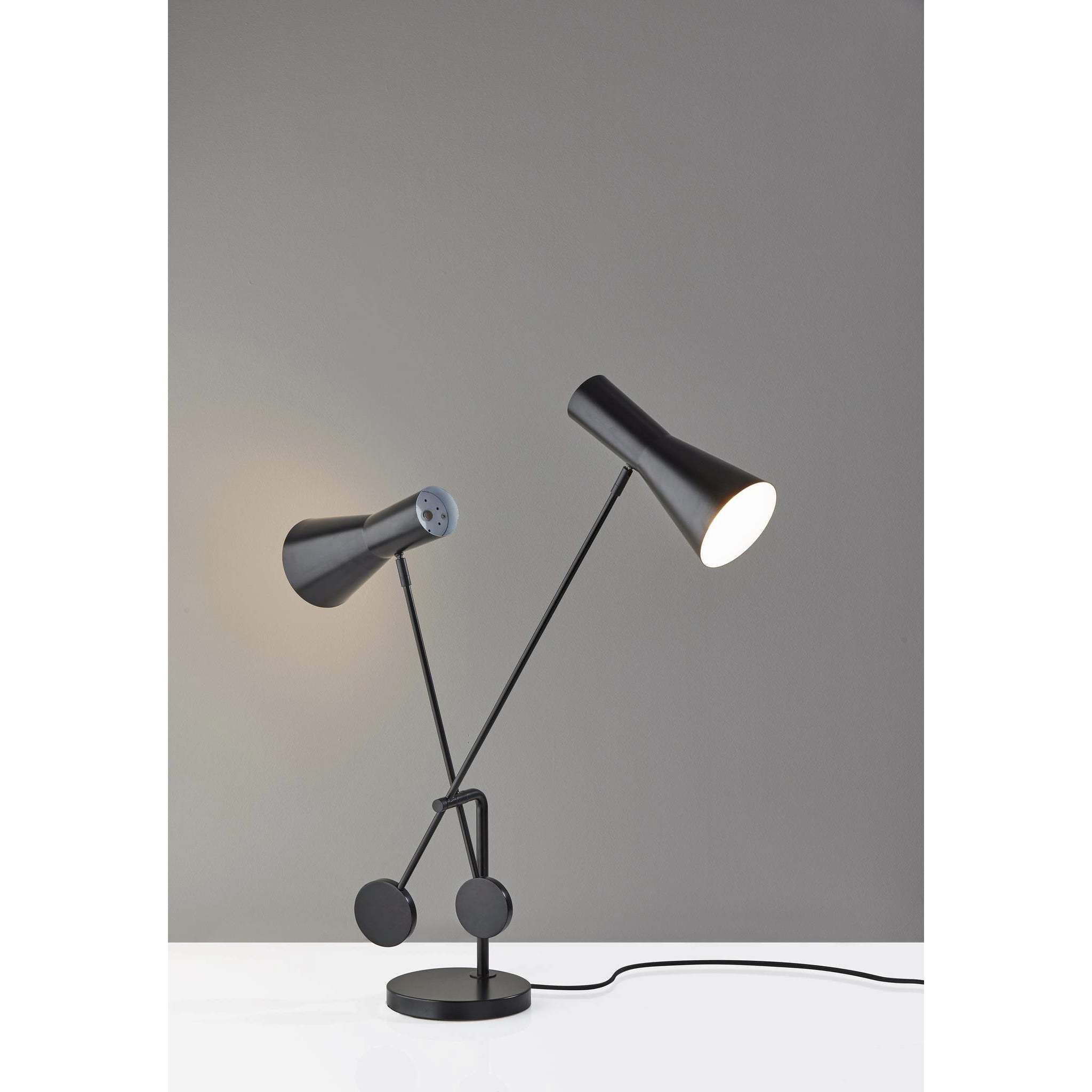Bond 34 inch 40.00 watt Black Desk Lamp Portable Light, ADS360