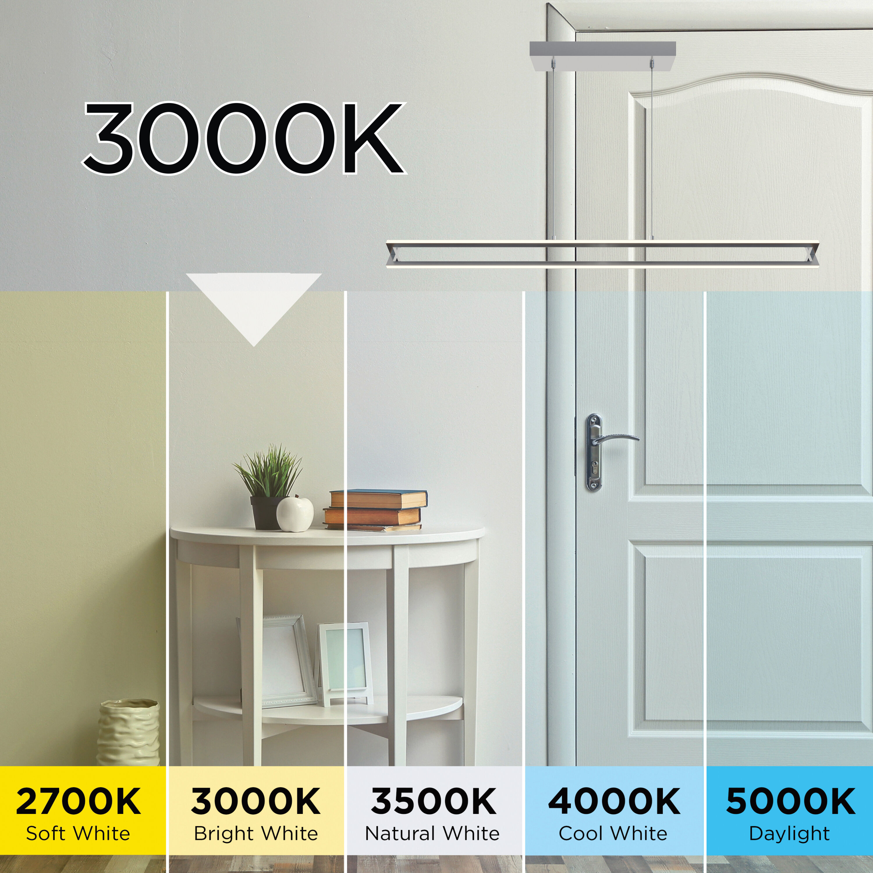 Cass LED 4 inch Black Pendant Ceiling Light