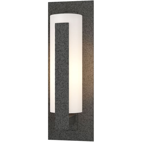 Forged Vertical Bars 1 Light 15 inch Coastal Natural Iron Outdoor Sconce, Small