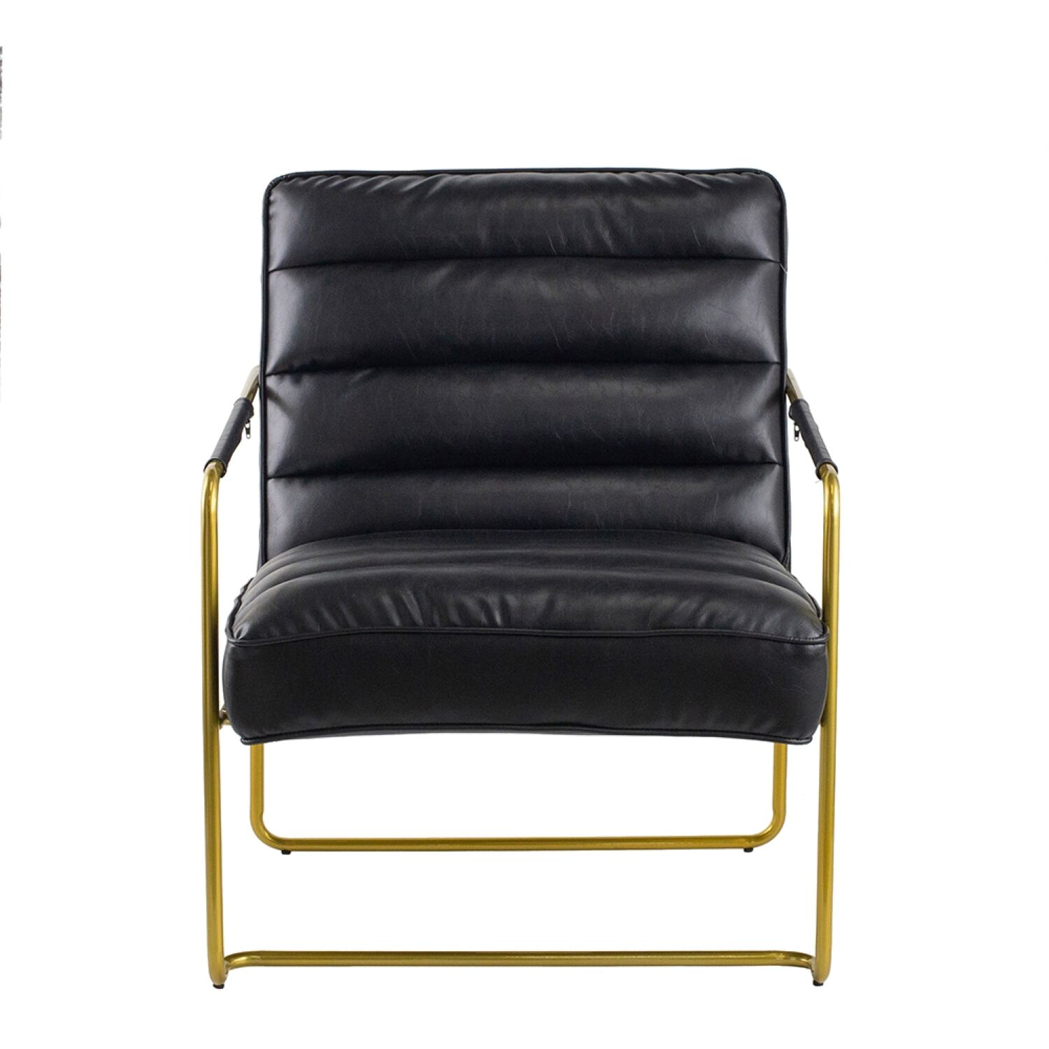 Anita Black and Gold Chair