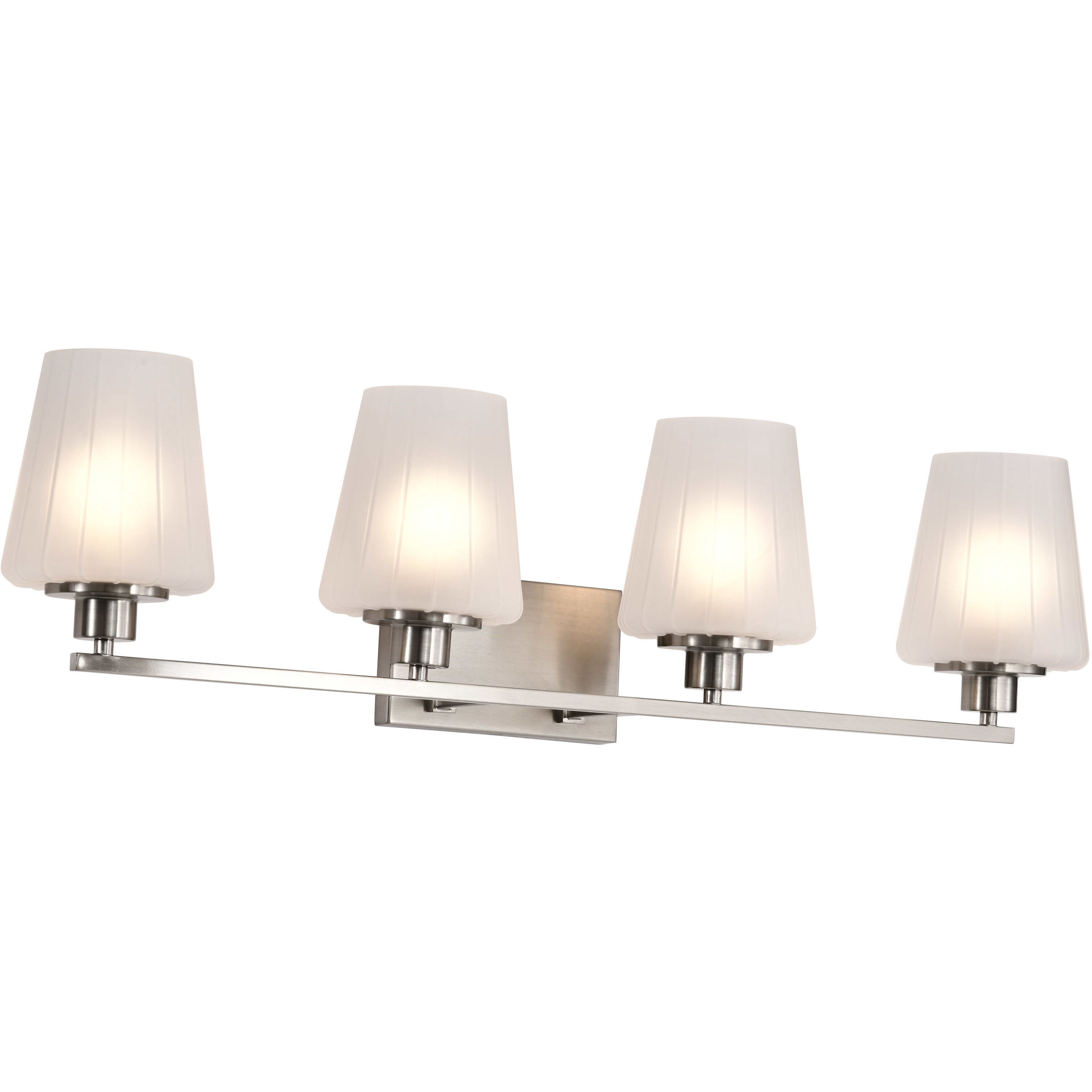 Lune 32 inch Brushed Nickel Vanity Wall Light