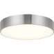 Musa 8.13 inch Brushed Nickel Flush Mount Ceiling Light