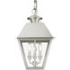Wentworth 3 Light 22 inch Brushed Nickel Outdoor Wall Lantern, Large
