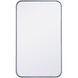 Evermore 30.00 inch  X 1.00 inch Wall Mirror