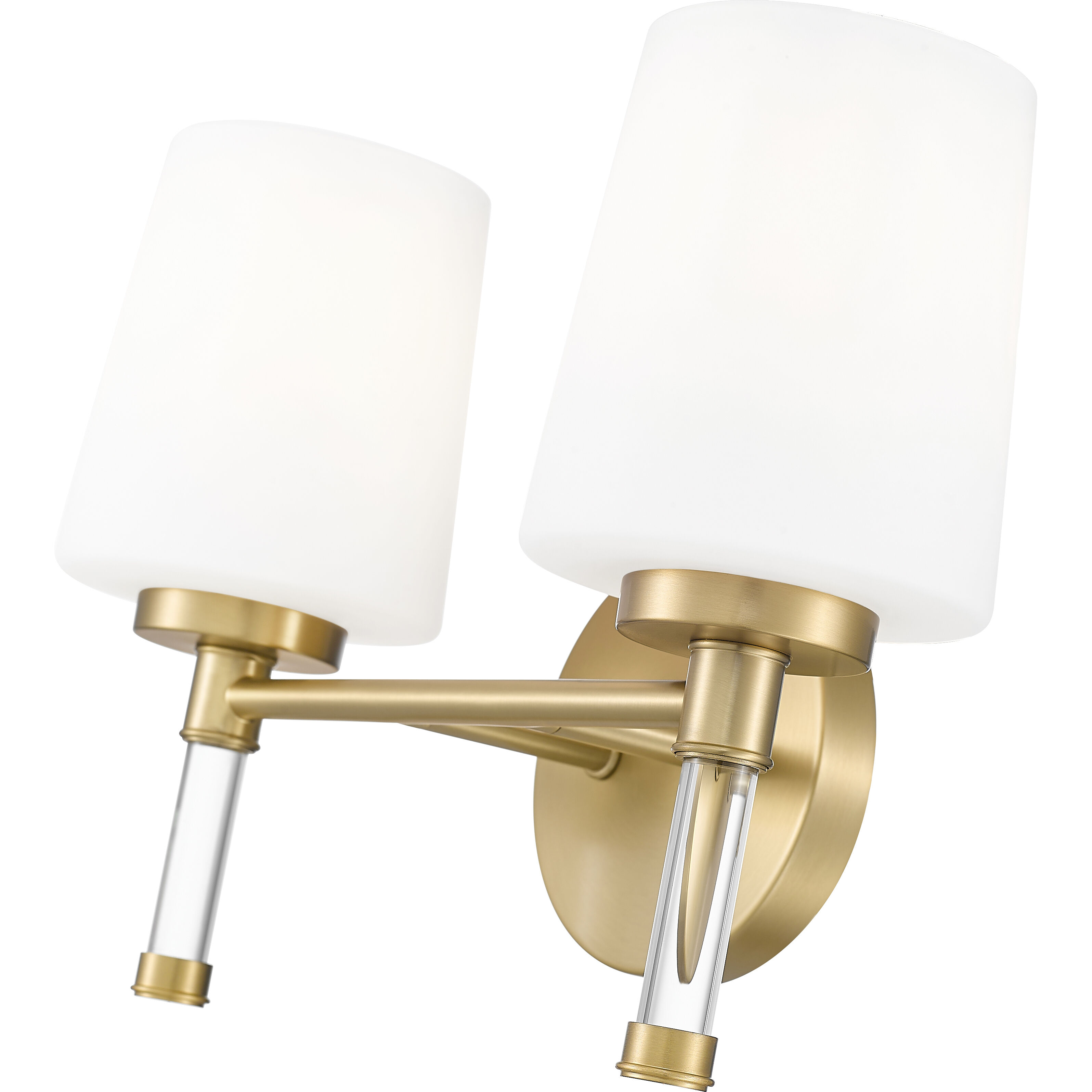 Henri Vanity Wall Light in Modern Gold