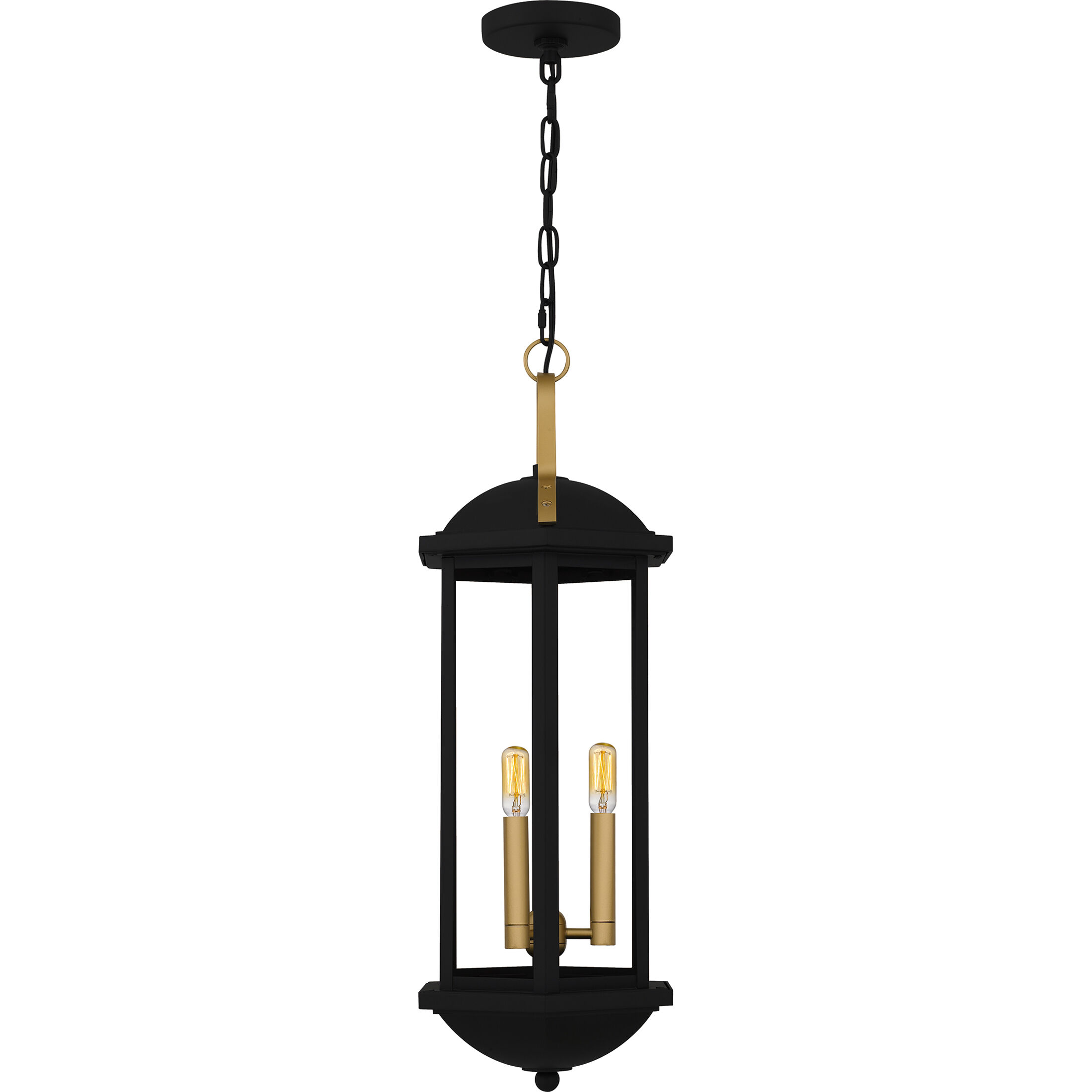 Crestfield 3 Light 10 inch Matte Black Mini Pendant Ceiling Light, Small
