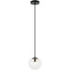 Bulbus LED 6.88 inch Matte Black Pendant Ceiling Light