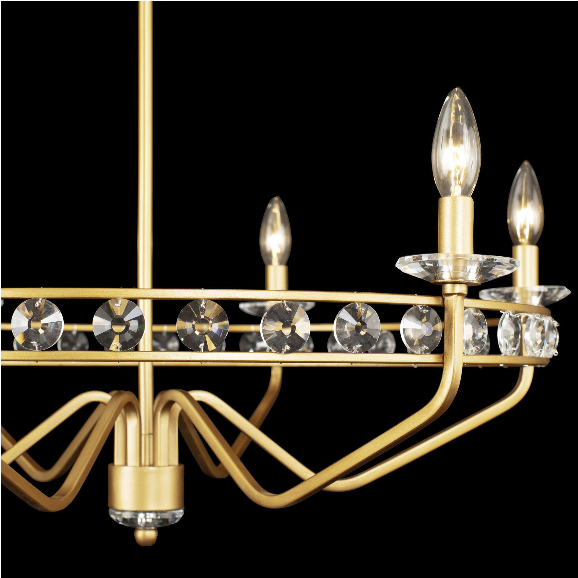 Monroe 6 Light 30 inch Antique Gold Chandelier Ceiling Light