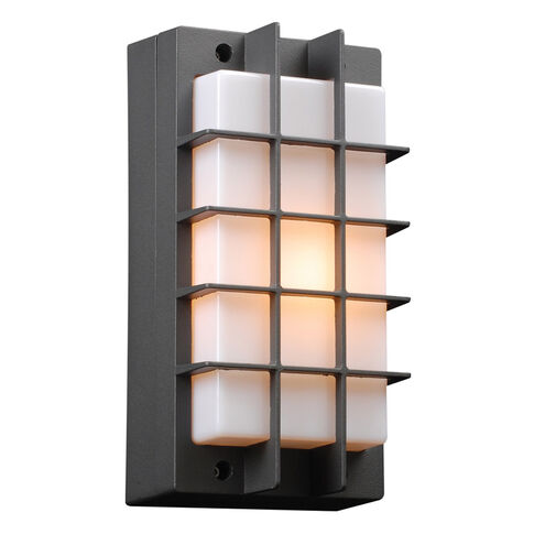 Lorca 1 Light 11 inch Bronze Outdoor Wall Light in Fluorescent Quad