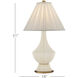 Musetta 31 inch 100 watt Beige and Antique Brass Table Lamp Portable Light