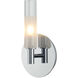 Lorne LED 6 inch Chrome Bath Vanity Wall Light