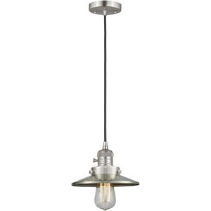 Franklin Restoration Railroad LED 8 inch Antique Copper Mini Pendant Ceiling Light
