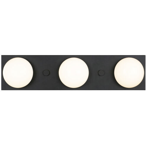 Arista LED 22.9 inch Matte Black Vanity Light Wall Light