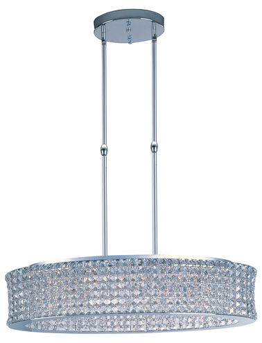 Vision 15 Light 12 inch Polished Chrome Single Pendant Ceiling Light