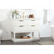 Larkin 42 X 22 X 34 inch White Vanity Sink Set