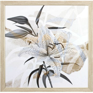 Graceful Garden Neutral and Brown Framed Art