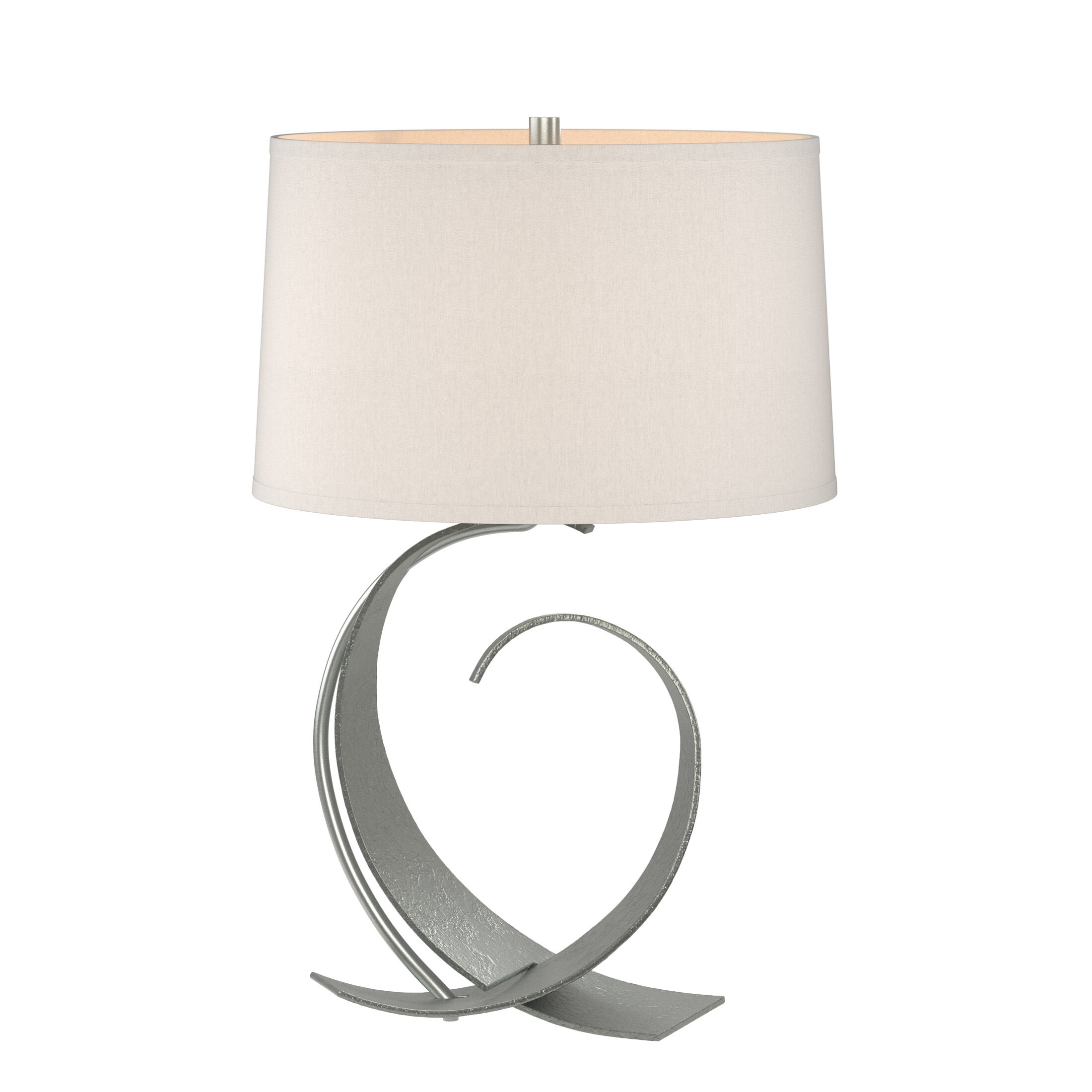 Fullered Impressions 22.1 inch 150 watt Vintage Platinum Table Lamp Portable Light in Flax